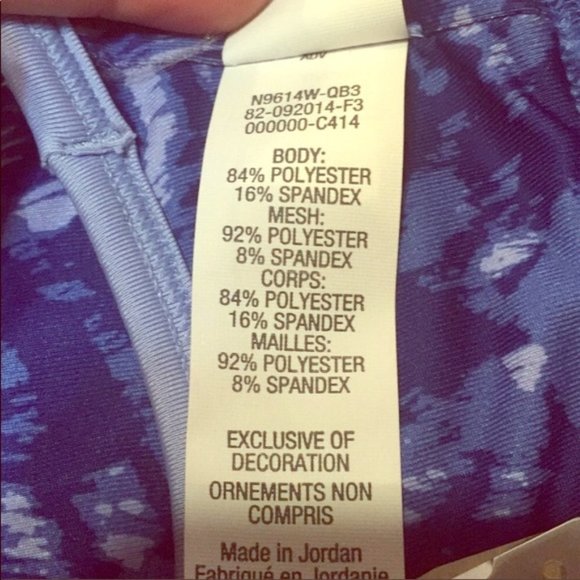 Champion duo dry reversible blue sports athletic yoga wire free bra NEW XS - Picture 4 of 8